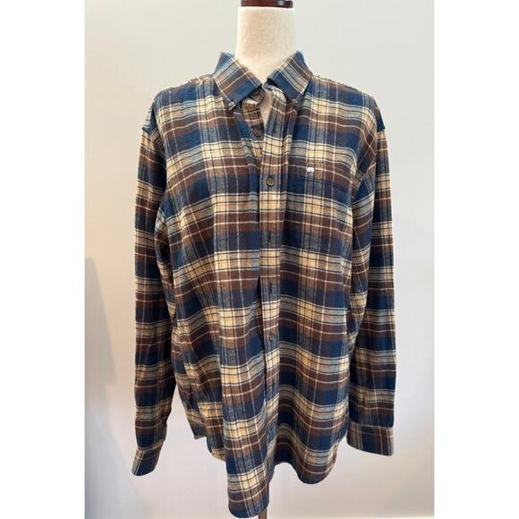 Southern Shirt Other - MENS Southern Shirt Cotton Club LS Button Down Flannel Size Large